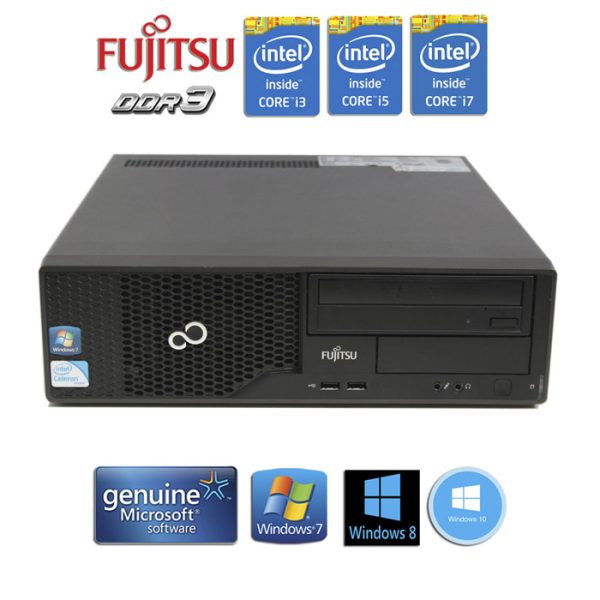 SET GA+ FSC ESPRIMO E500 SFF I3-2100T/4GB/250GB/DVDRW/WIN7PC SFF  - cintech Ιωάννινα